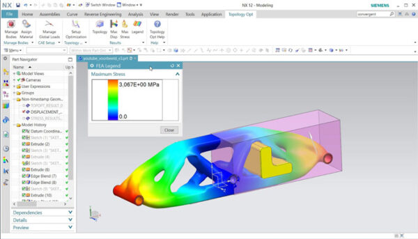 نرم افزارهای بهینه سازی توپوبوژیکی پرینت سه بعدی-Siemens NX