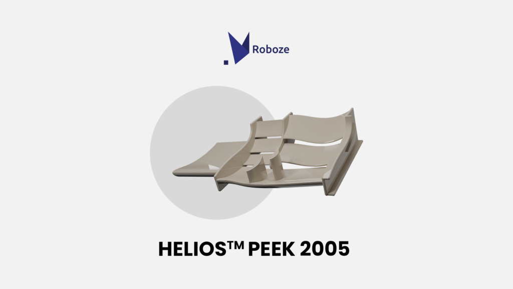 فیلامنت پرینت سه بعدی سرامیکی و PEEK شرکت Roboze